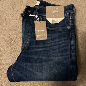 Madewell skinny jeans (29x30) NWT